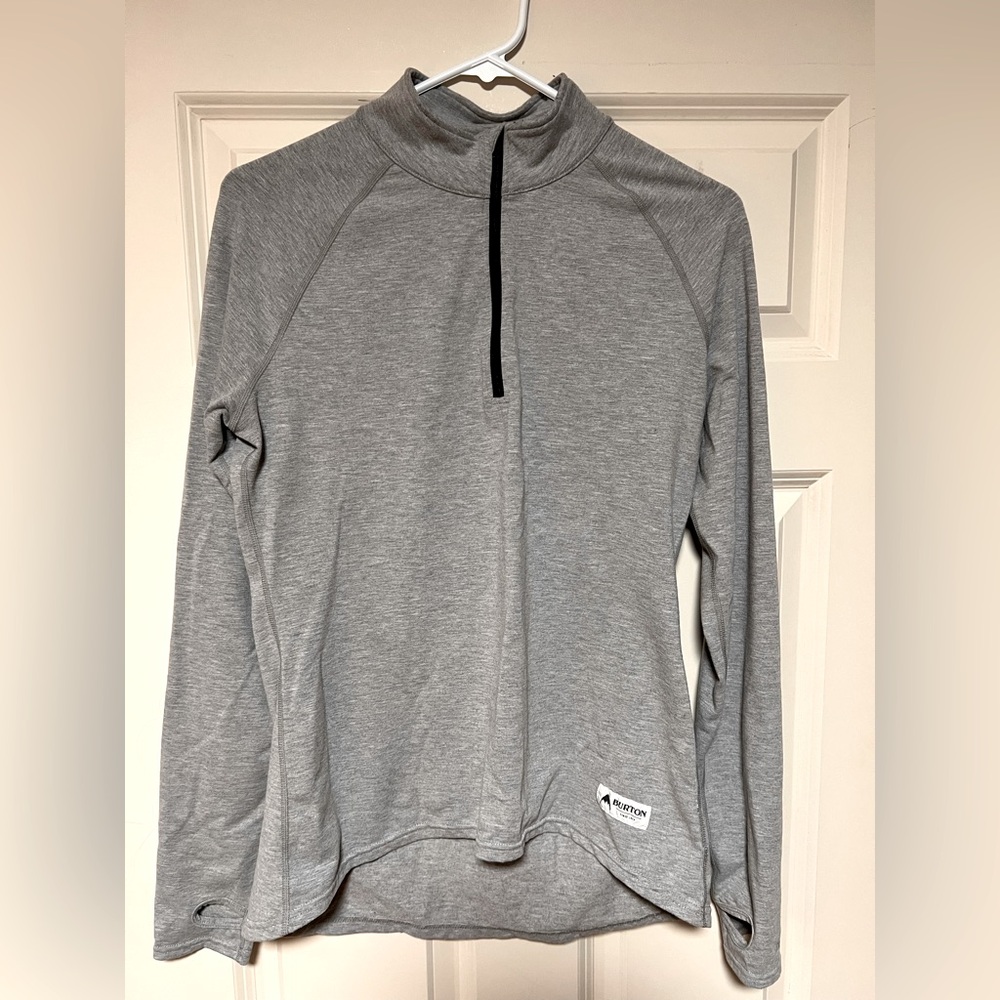 Burton 1/4 zip base layer size medium